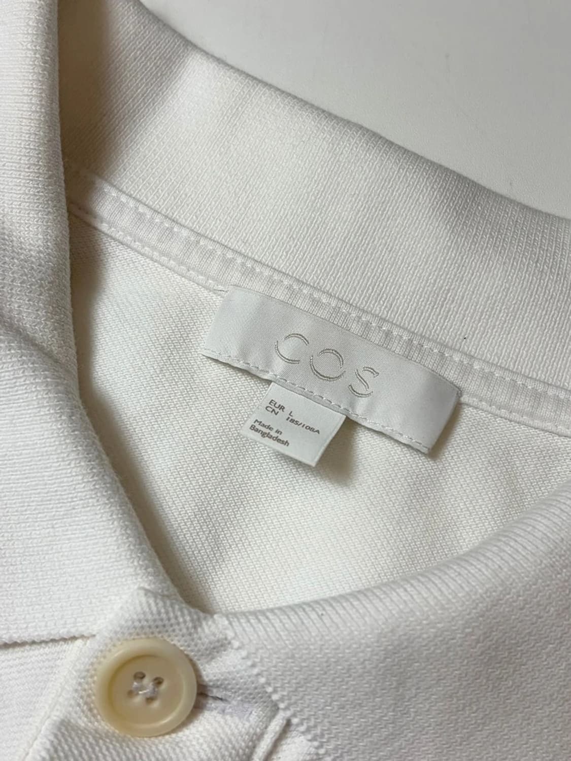 코스 COS 솔리드 반팔 카라 티셔츠 PN9212 상품이미지6