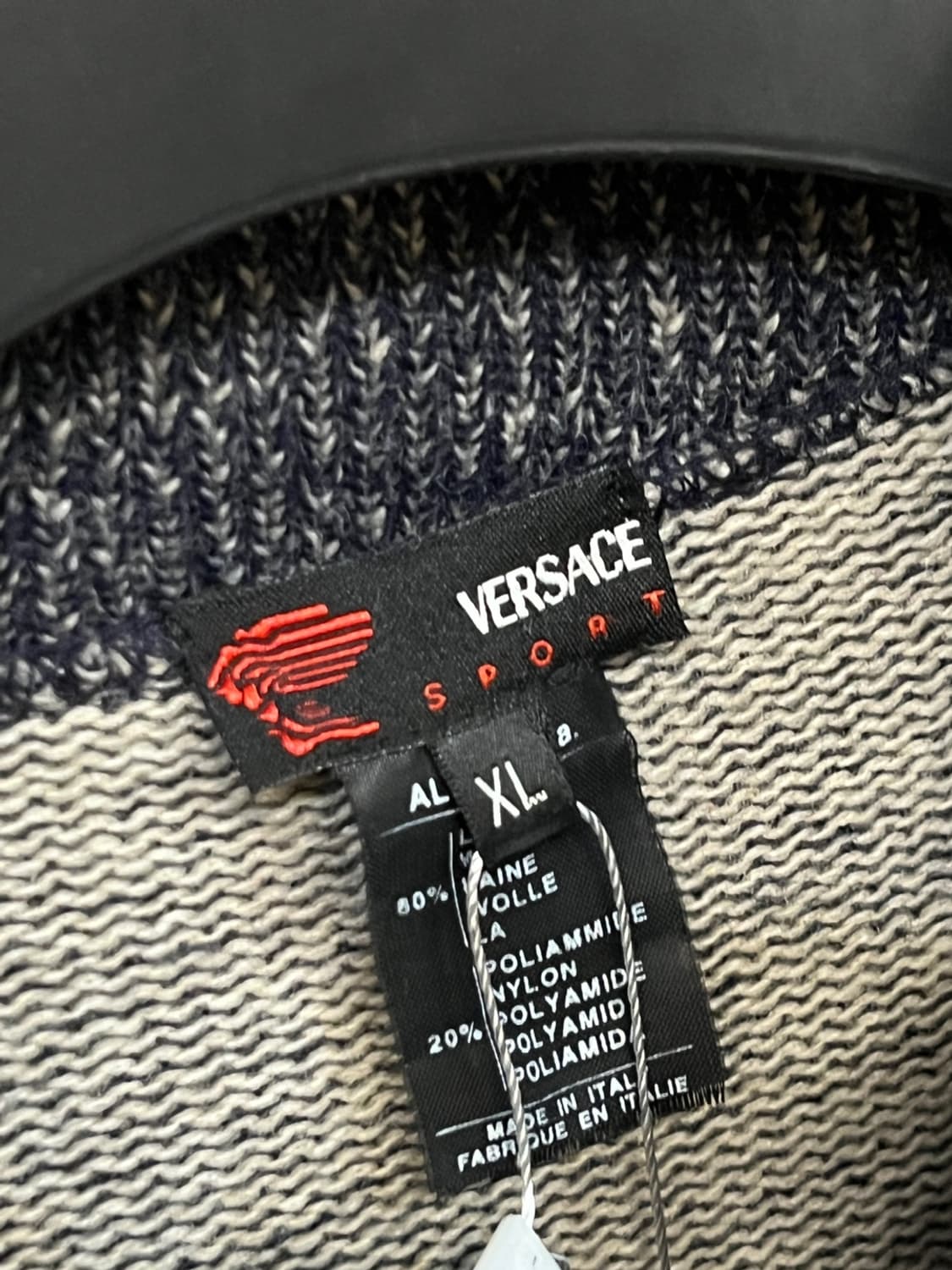 베르사체 울 니트 집업 상품이미지5