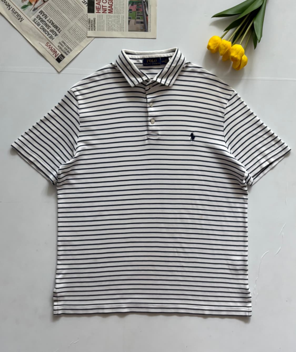 Polo 폴로랄프로렌 스트라이프 카라티 상품이미지2