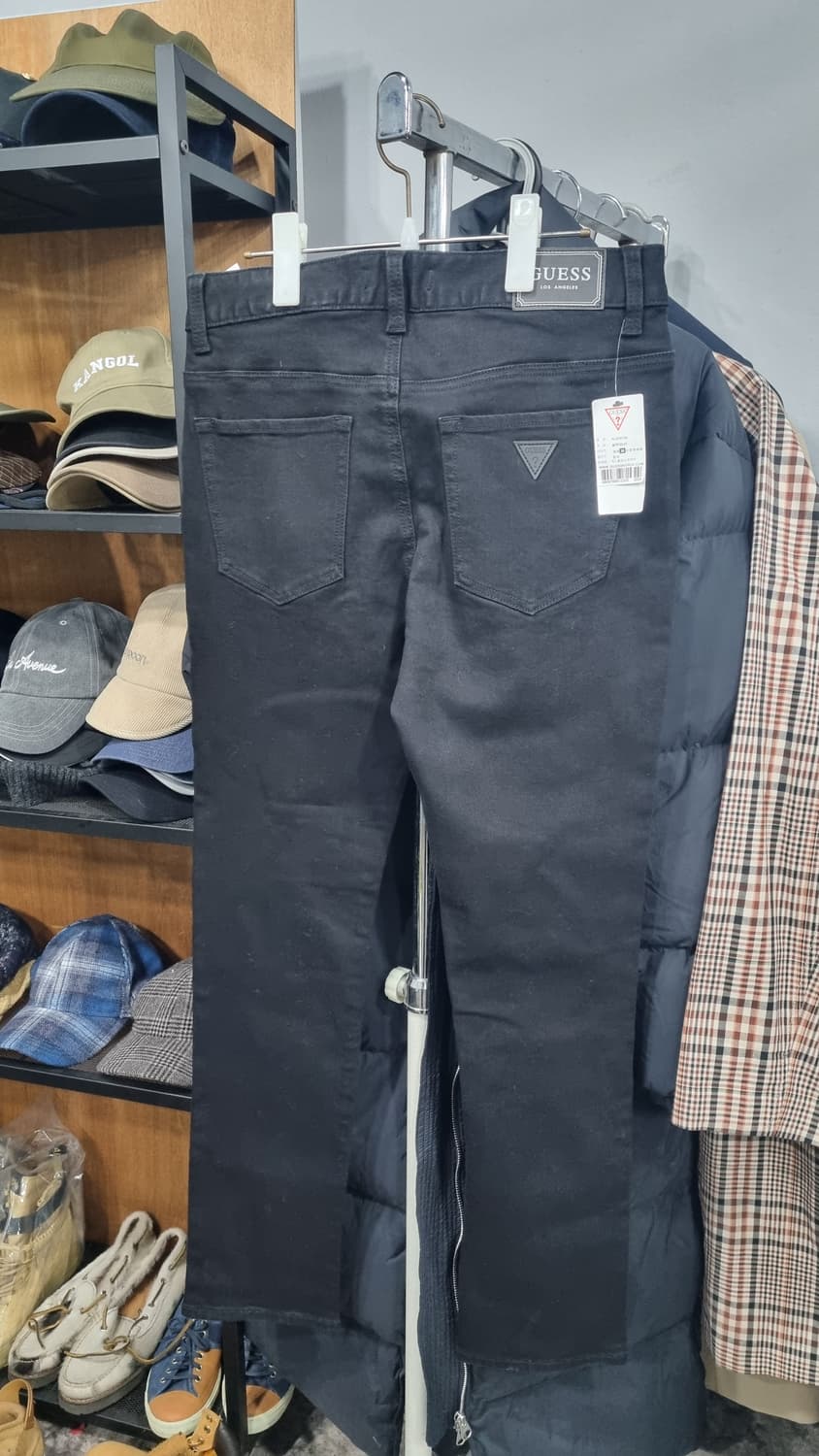 게스진 검정 30사이즈(허리단면40, 기장104) 새상품 상품이미지2