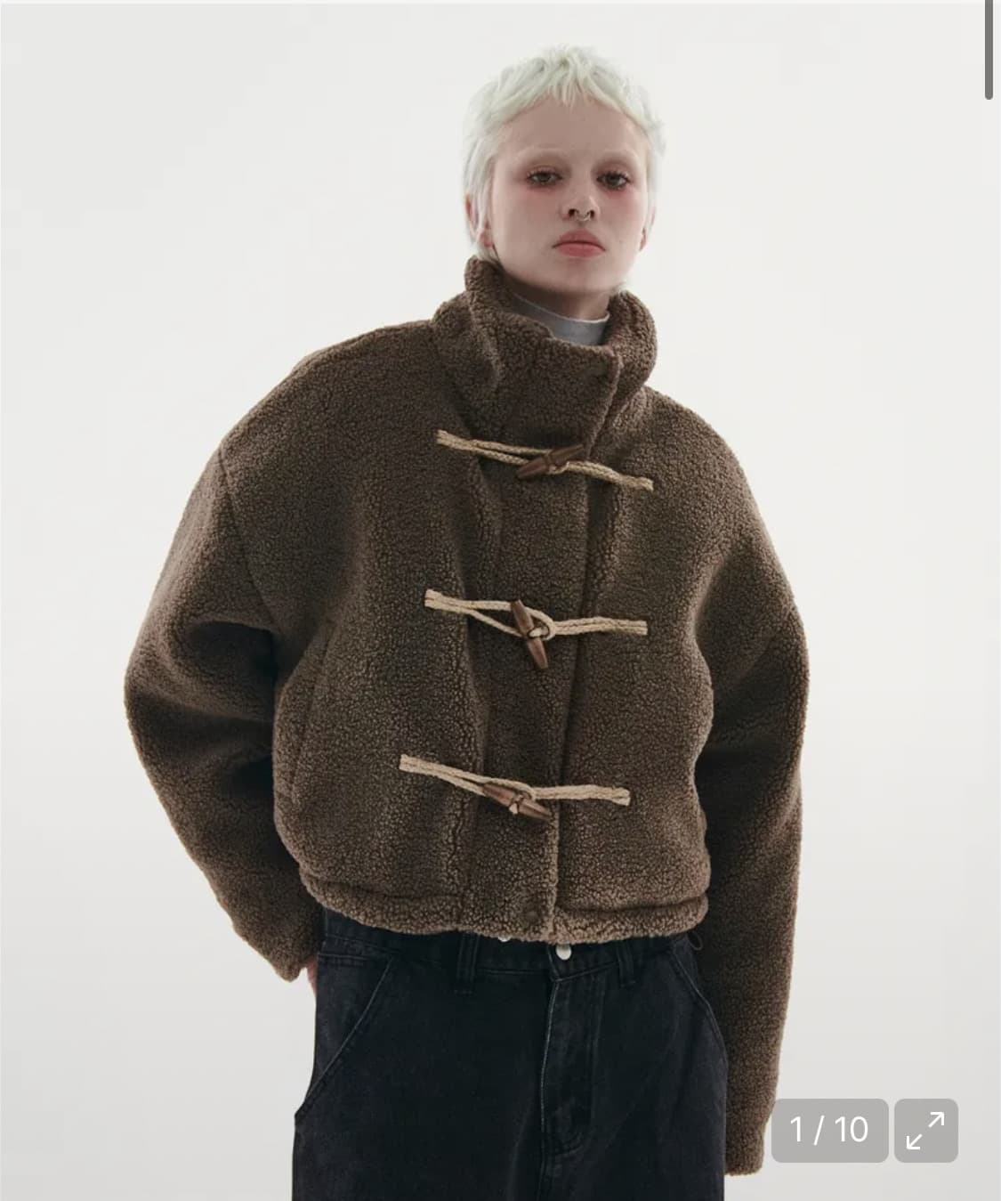 플레이스 스튜디오 더플 플리스 퀼팅 자켓 점퍼 상품이미지2