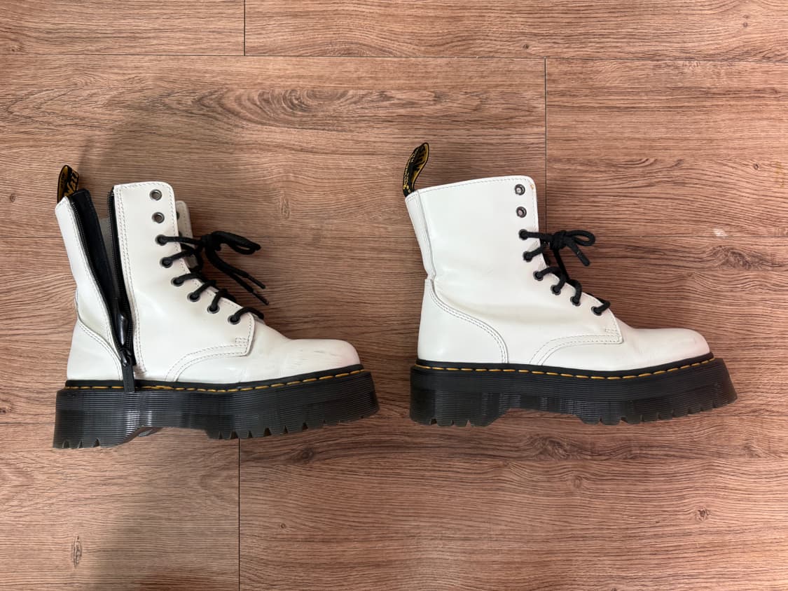 닥터마틴 제이든 화이트 부츠 UK6 (250mm) 상품이미지2