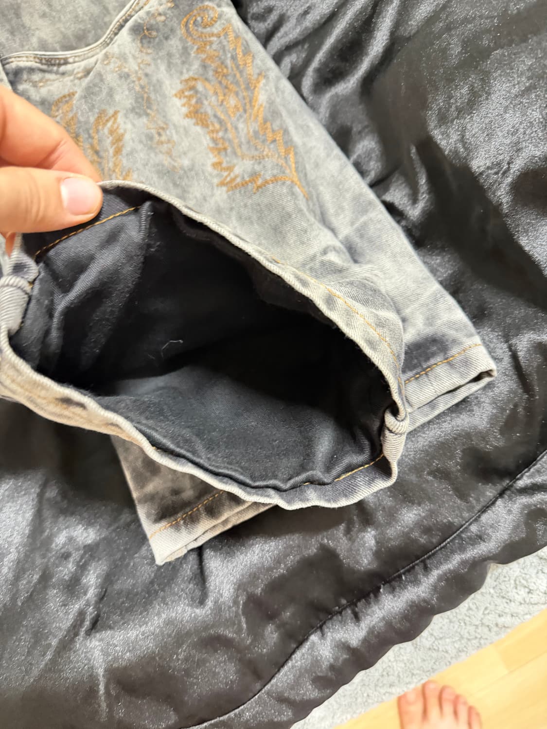 [30] Y/project 와이프로젝트 카우보이 커프스 흑청 상품이미지7