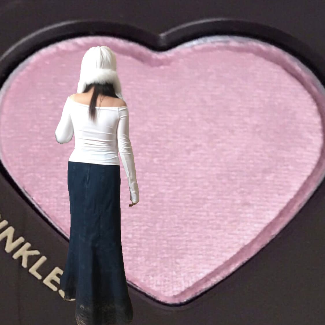 데님 레이스 맥시 스커트 🌁  상품이미지10