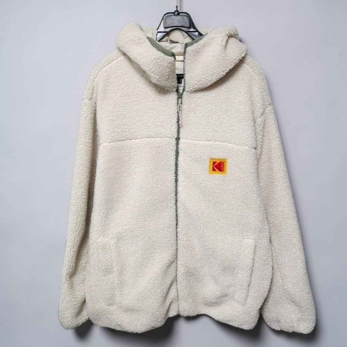 95 Kodak 코닥 플리스 후리스 자켓 아이보리 상품이미지1