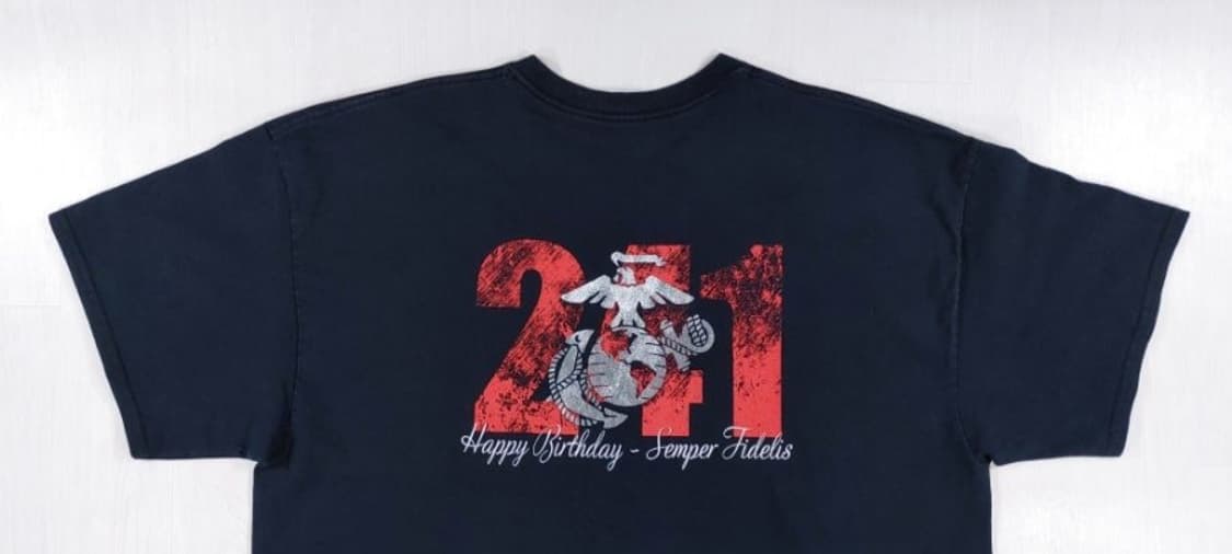 미해병대 241주년기념 반팔 티셔츠 2XL 상품이미지6