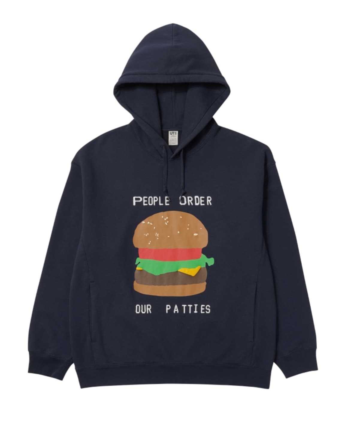 [L] 유니클로 cpfm 스폰지밥 후드티 네이비 상품이미지1