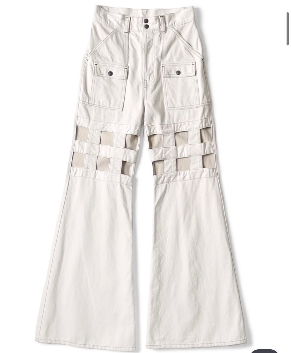 캐피탈 윈드펜 부시 팬츠 [화이트] 상품이미지1