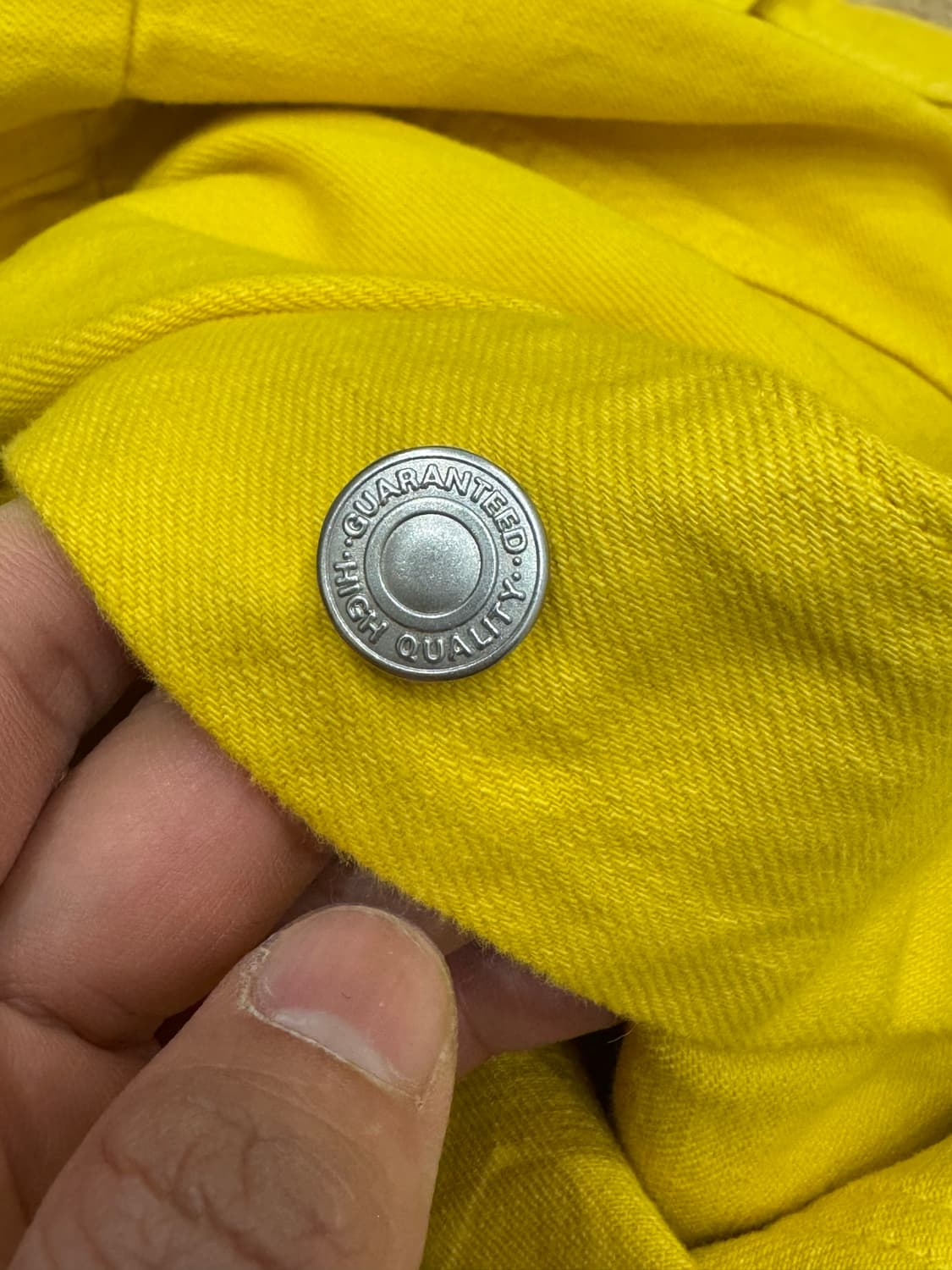 feerique 옐로우 크롭 자켓 (일본 생산 / 코튼 100%) 상품이미지7