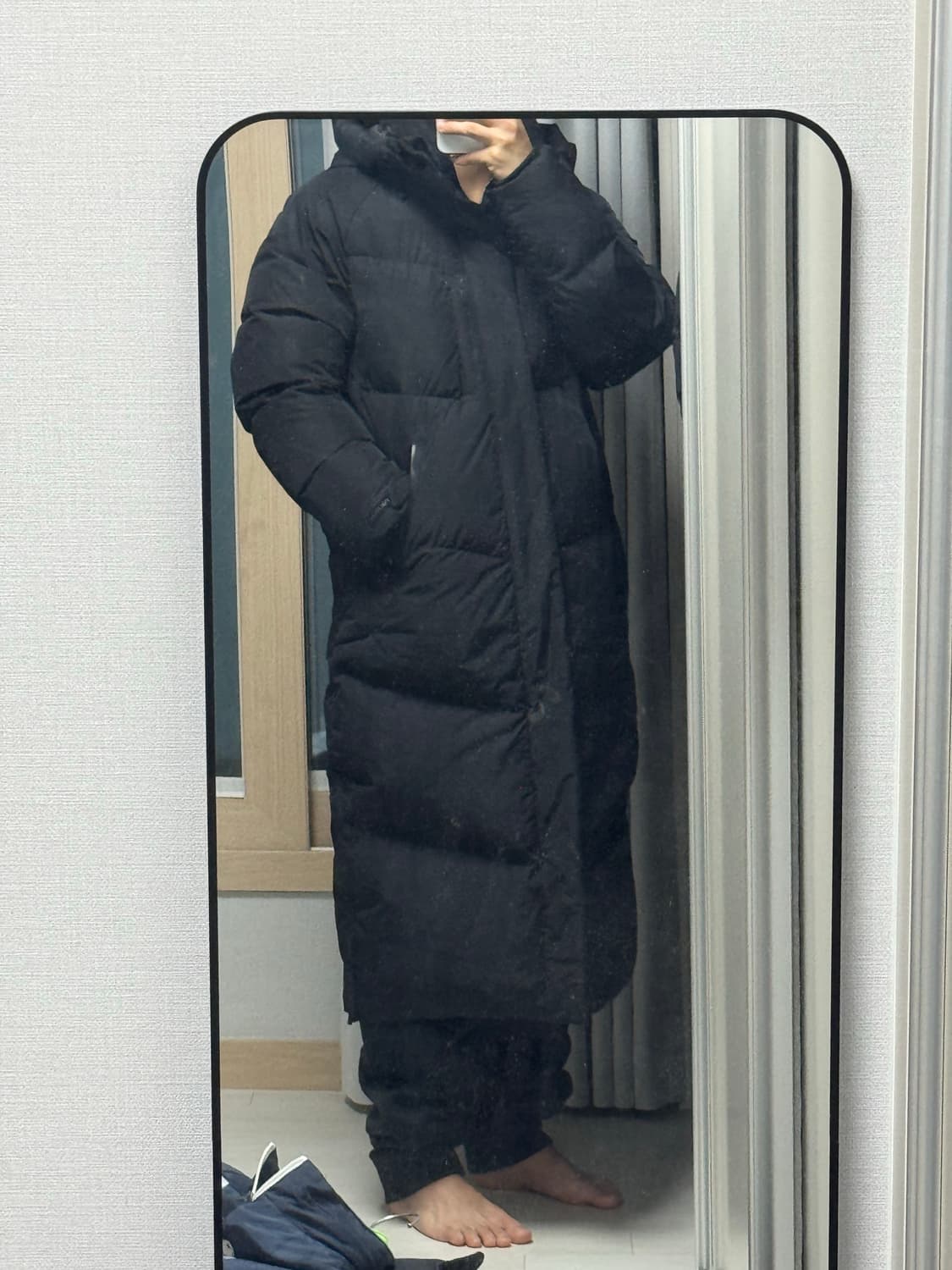 Polham 폴햄 알래스카 덕다운 롱패딩 M 상품이미지6