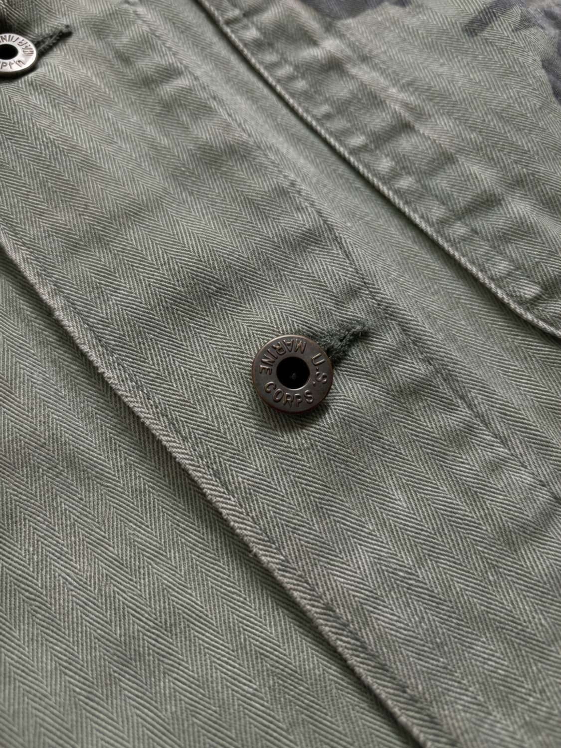 40s WW2 USMC P-41 HBT 유틸리티 자켓 100 상품이미지6