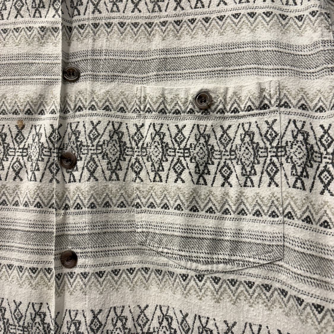 90s b.p.c 클래식스 자카드 에스닉 패턴 코튼셔츠 N1122 상품이미지7