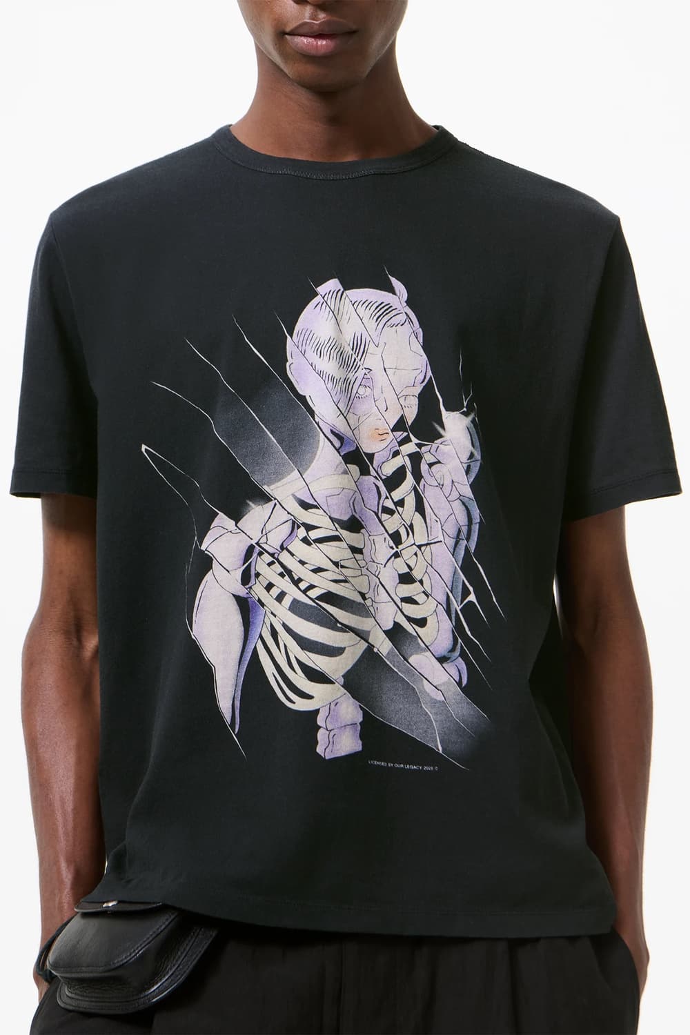 [46,48,50,52]아워레가시 26ss 뉴 박스 티셔츠/블랙 상품이미지4