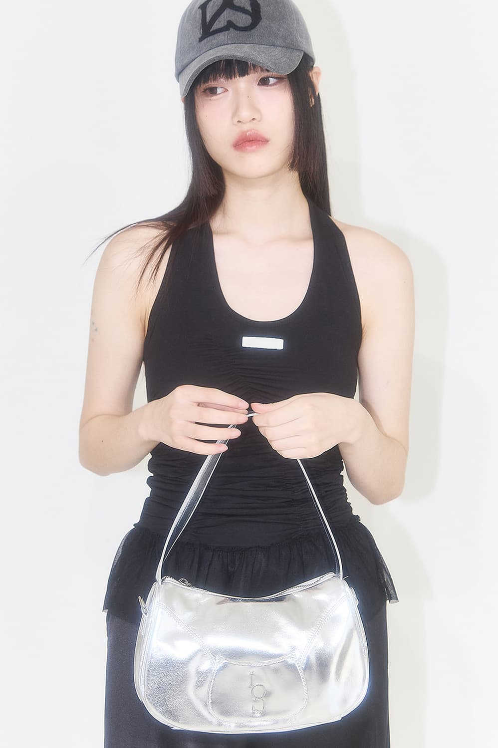 illigo 시그니처 백 실버 새상품 상품이미지3