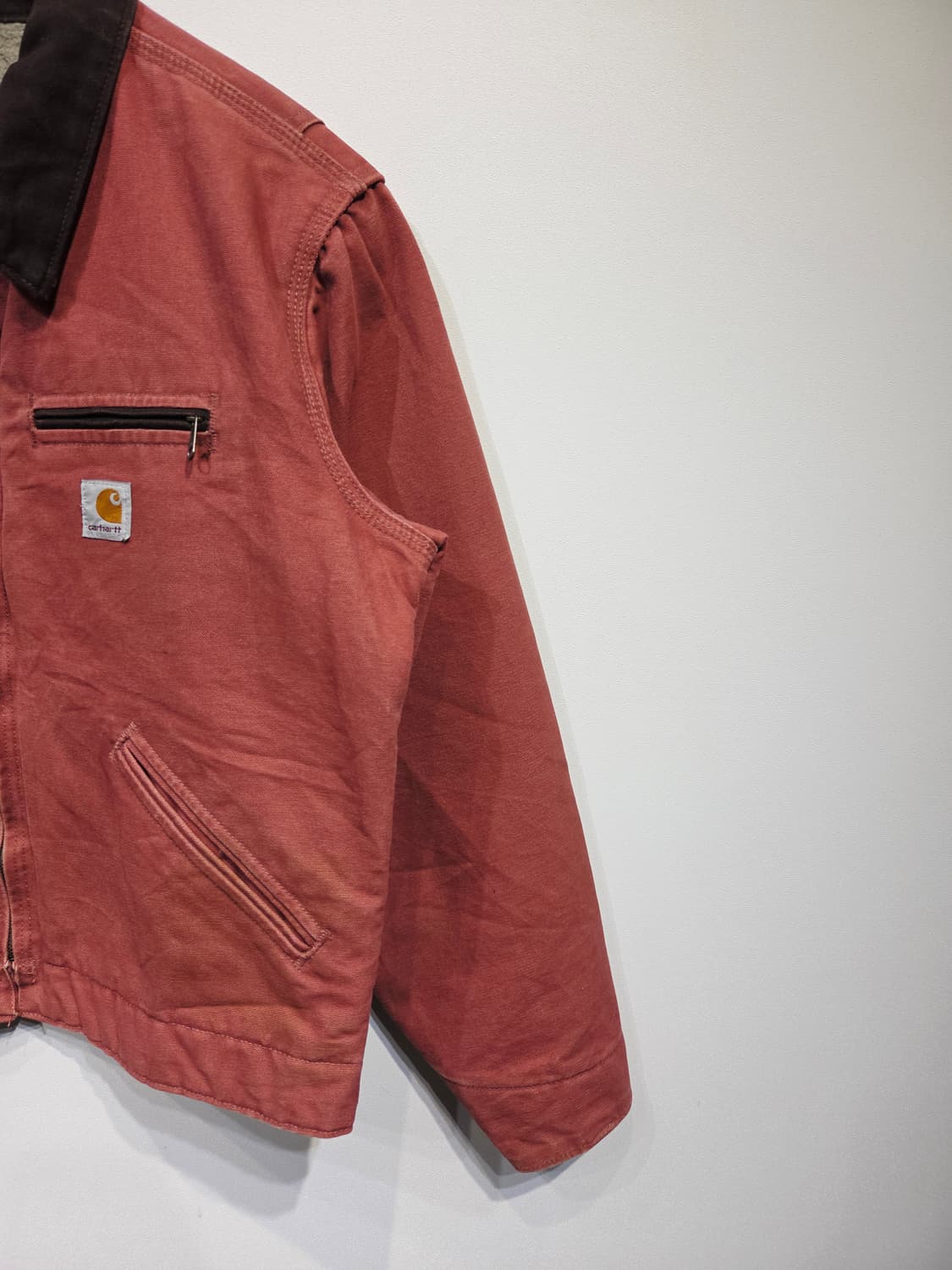 칼하트(Carhartt) 우먼스 셰르파 디트로이트 자켓 빈티지 로즈 상품이미지4