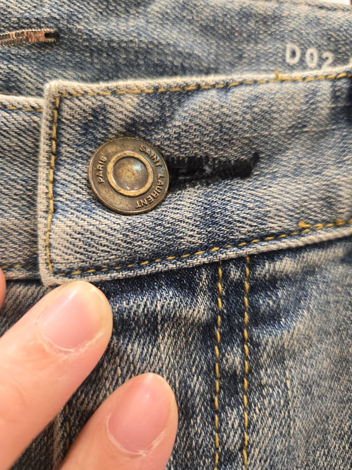 생로랑 파리 (SAINT LAURENT PARIS) D02 라이트 워싱  상품이미지3