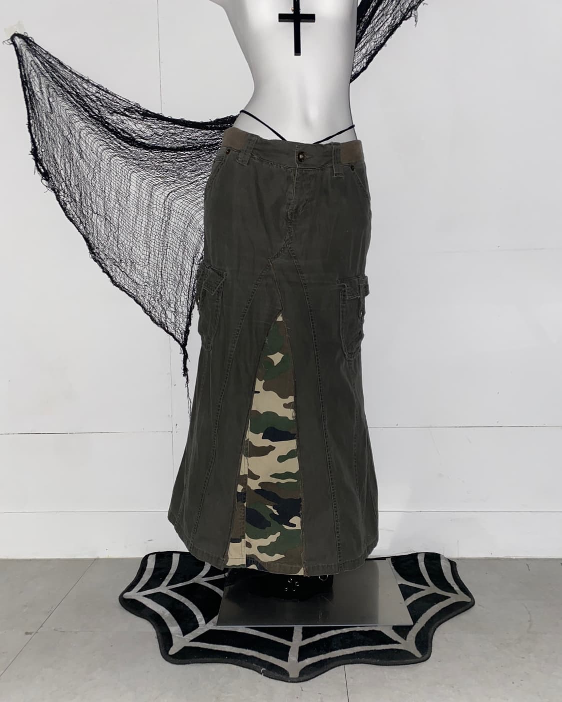 ꒰ঌ 체로키 카모플라쥬 카고 스커트 ໒꒱ 상품이미지1