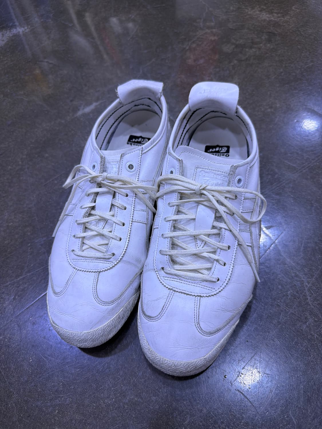 오니츠카타이거 멕시코66 SD 화이트 스니커즈 255 상품이미지2