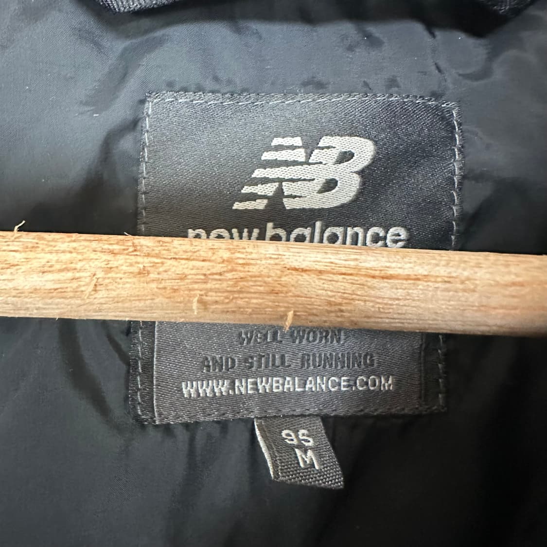   뉴발란스 공용 패딩 자켓 거위털 검정 95 M  EIW 상품이미지9