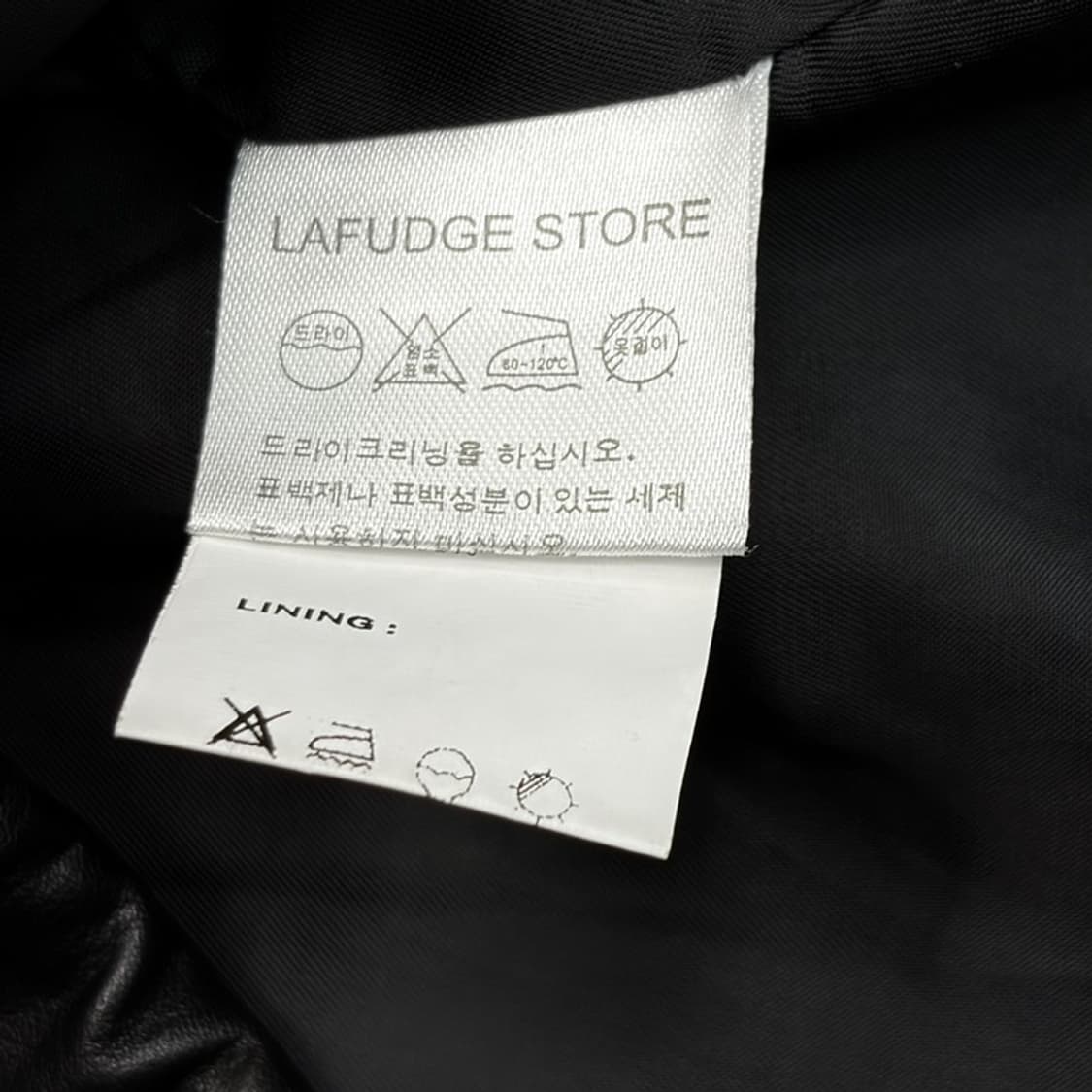 LAFUDGE STORE 버핑레더 오버핏 자켓 S 상품이미지6