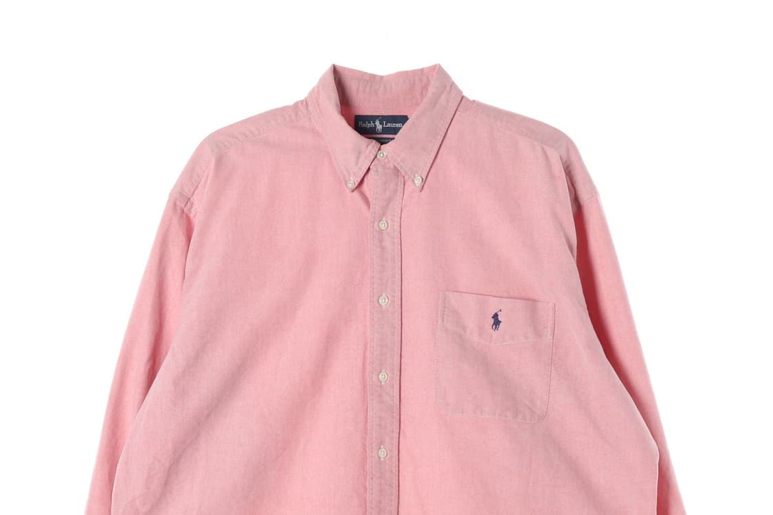 폴로 랄프 로렌 빅 셔츠 핑크 L 상품이미지3