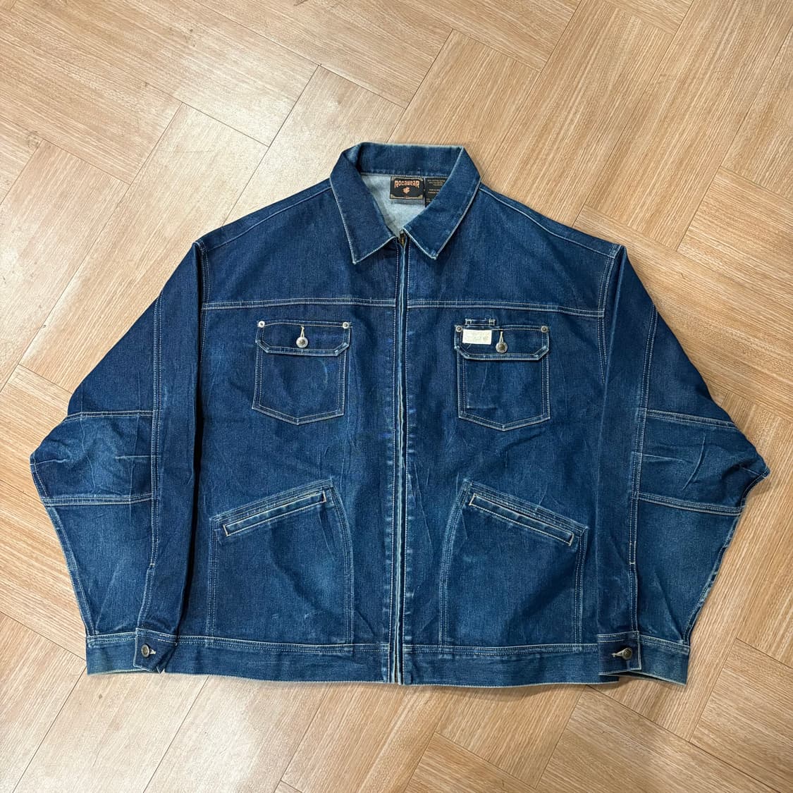 로카웨어 데님 집업 자켓 상품이미지4