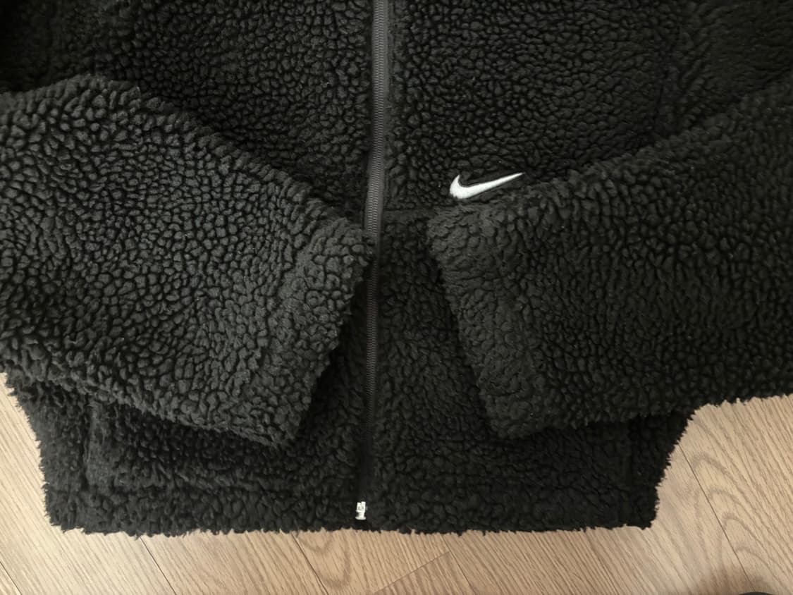 나이키 뽀글이 양털 반크롭 후리스자켓 여성 s 상품이미지6