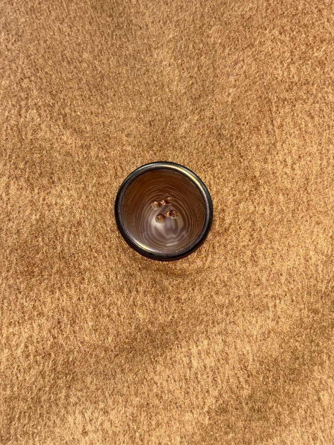 빈티지 브라운 더블 코트 상품이미지8