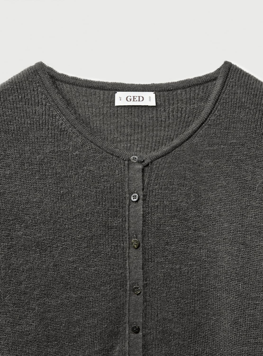 GED 게드 ALPACA BUTTON KNIT DRESS 상품이미지4