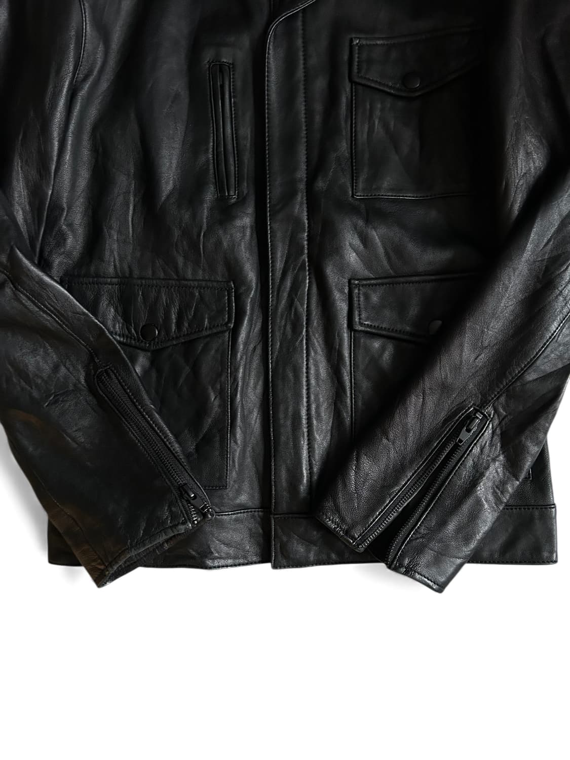 Vintage World exe Leather Jacket  상품이미지3