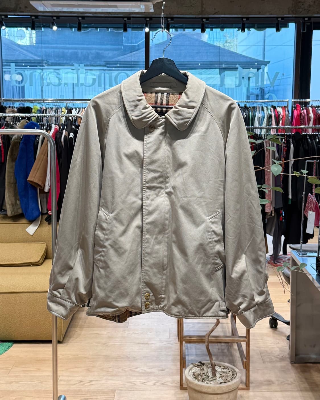 버버리 베이지 트렌치 블루종 자켓 상품이미지1