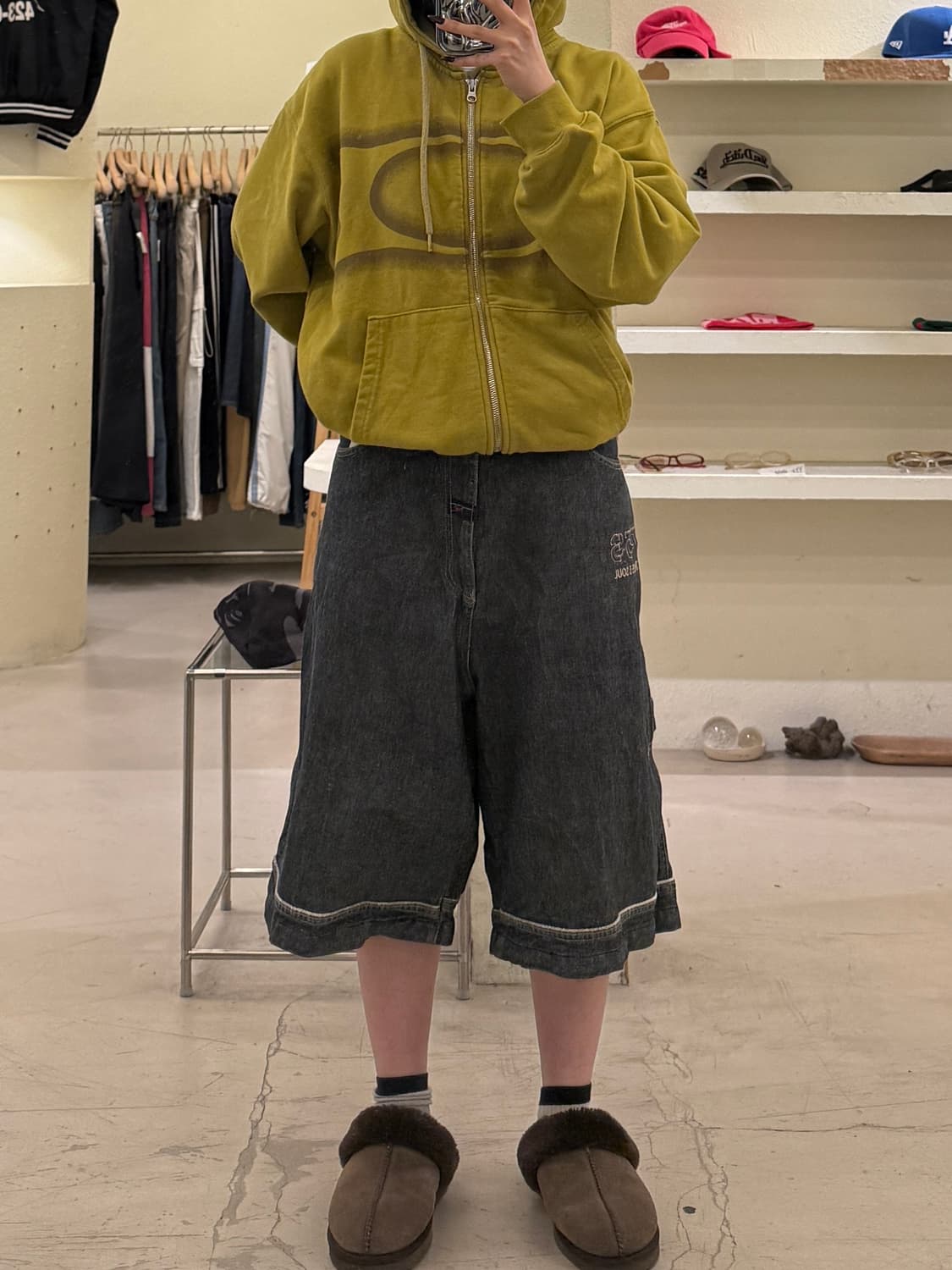 트리플파이브소울 데님 카고 하프팬츠 U1589 상품이미지1