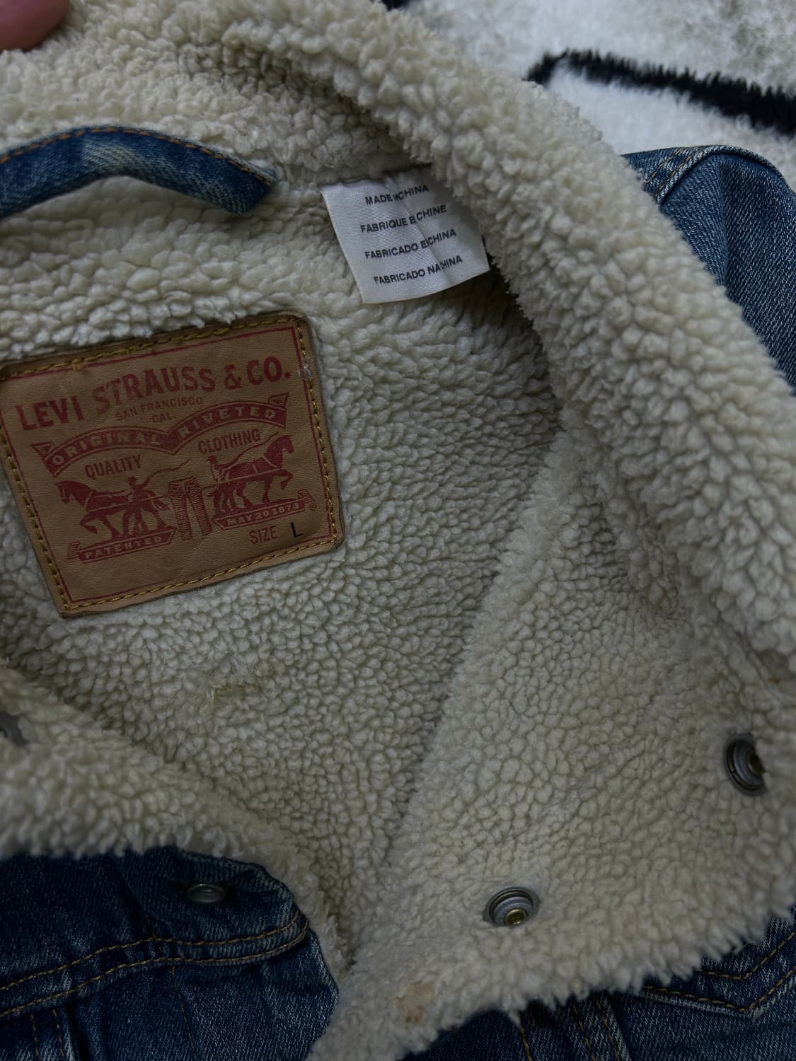 [L]리바이스 쉐프파 데님 트러커 자켓/중청 상품이미지5