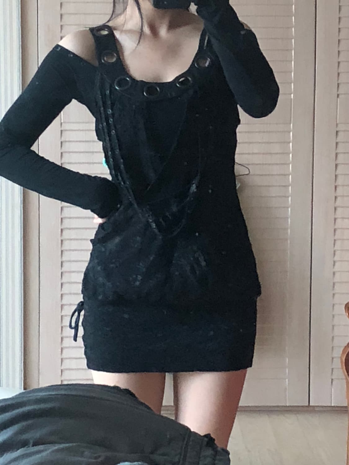 셀비지 salvage 코르셋 미니 원피스 상품이미지2