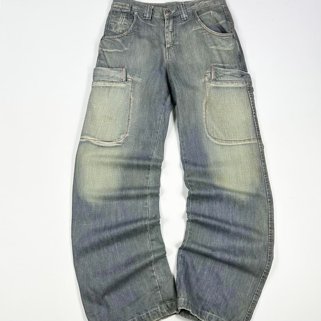 VTG 빈티지 카펜터 워싱 와이드 데님팬츠 (30인치) 상품이미지3