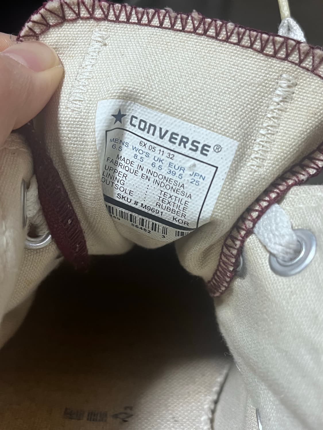 컨버스 올스타 자주색 250 상품이미지5