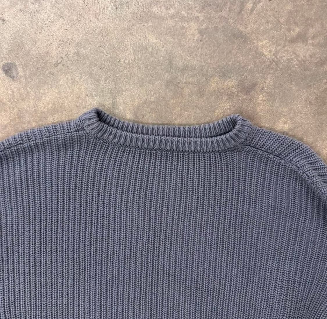 LA apparel 피셔맨 니트 그레이 상품이미지3