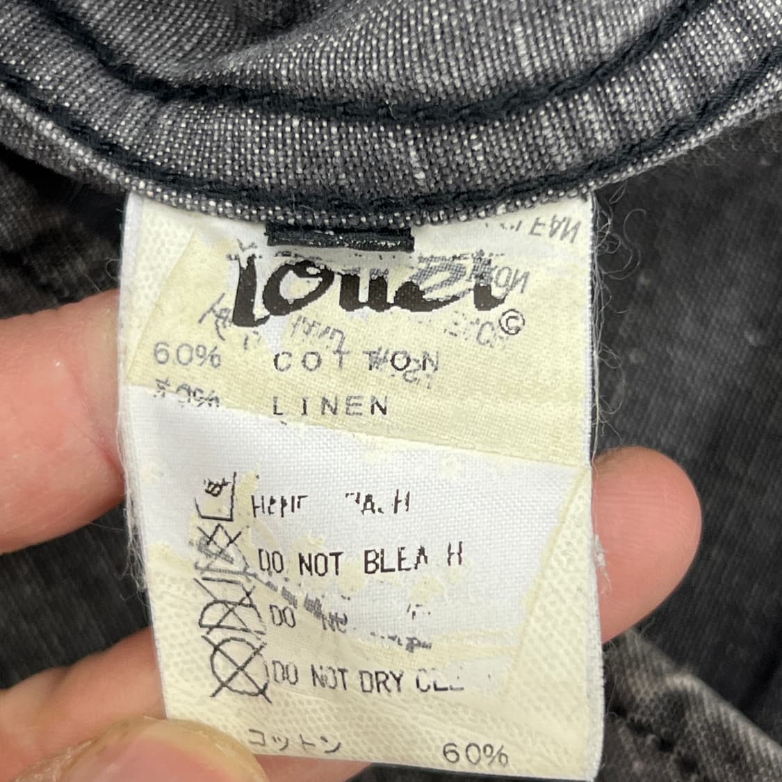 jpn vtg 빈티지 코튼 린넨 웨스턴 셔츠 L 상품이미지9