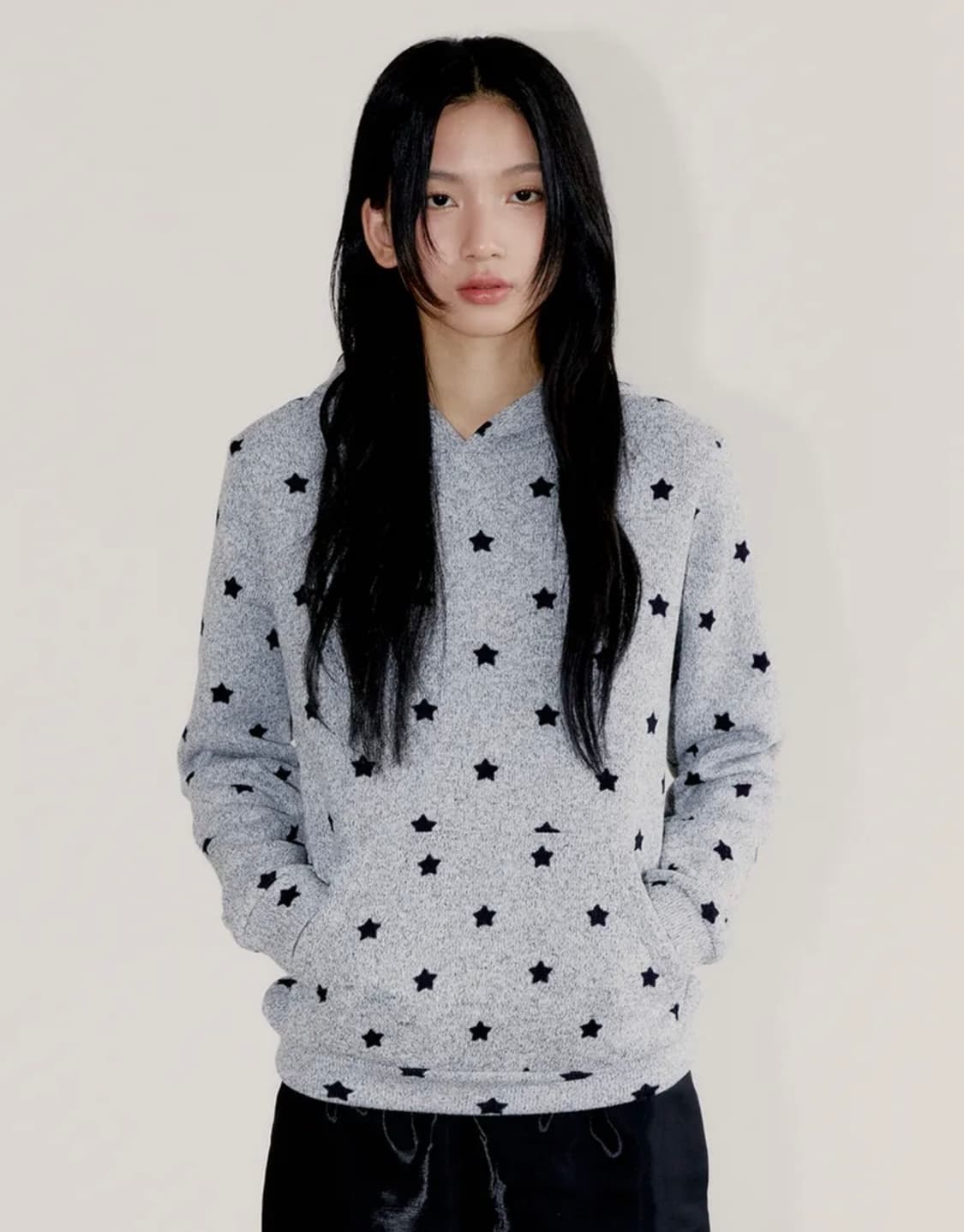 오피쉬 MINI STAR HOODIE, MELANGE 사이즈1 상품이미지1