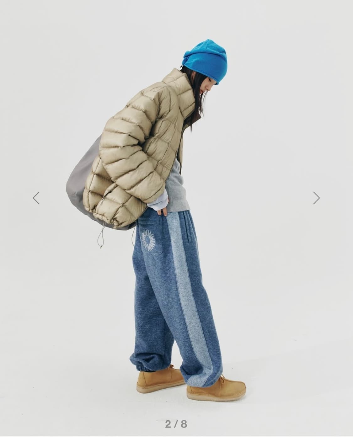 FLUFFY WOOL JOGGER PANTS (SKY BLUE) 2 상품이미지1