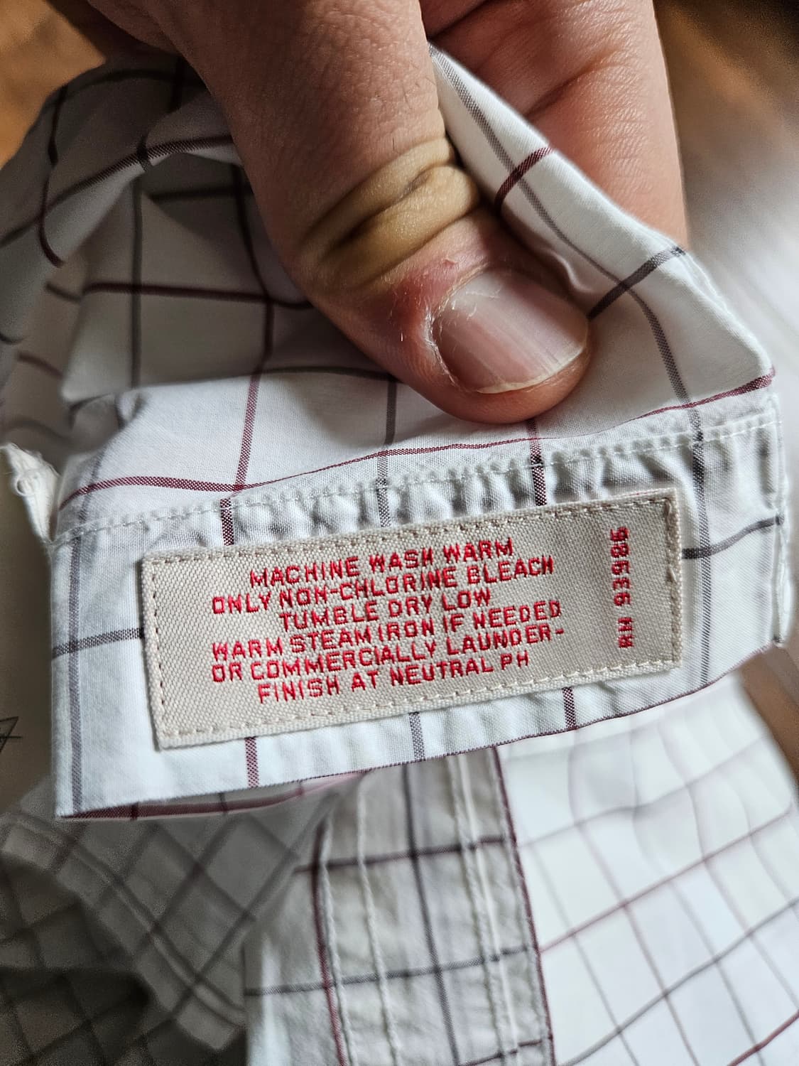 브룩스 브라더스 체크 셔츠(급처) 상품이미지4