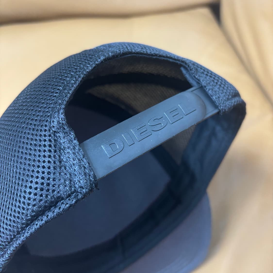 DIESEL 디젤 플라워 블랙 메쉬 6패널 볼캡 모자 (Black) 상품이미지10