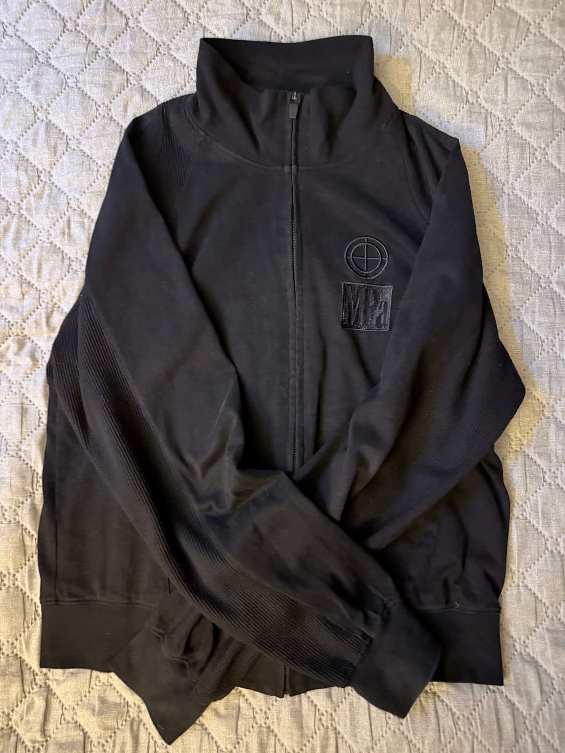 MPa CONTRAST ZIPPED JACKET (BLACK) 상품이미지2