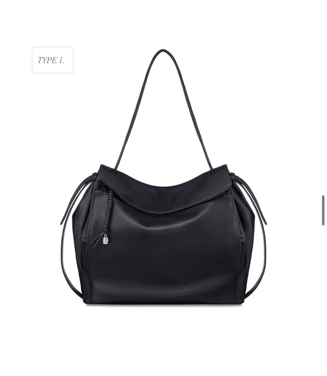 루에브르 트라페즈 숄더백 블랙 Trapeze Shoulder Large 상품이미지2