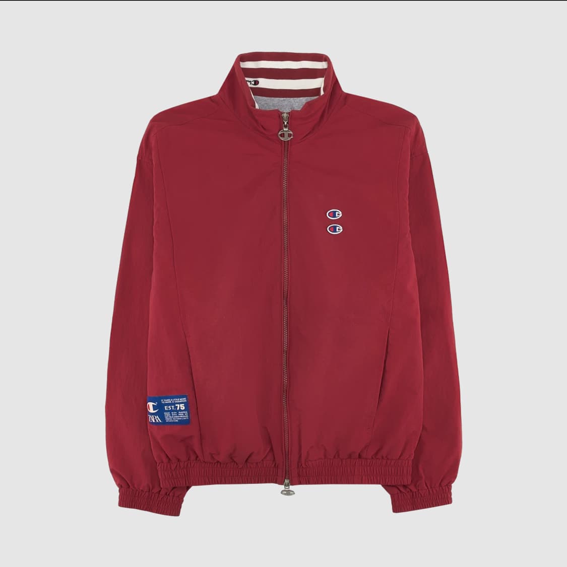 M 새제품) 자라 x 챔피온 테크니컬 패치 자켓 레드 0155/900 상품이미지2