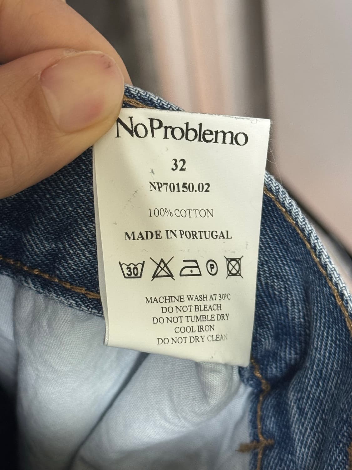 [32] No problemo 배기 데님 진  상품이미지6