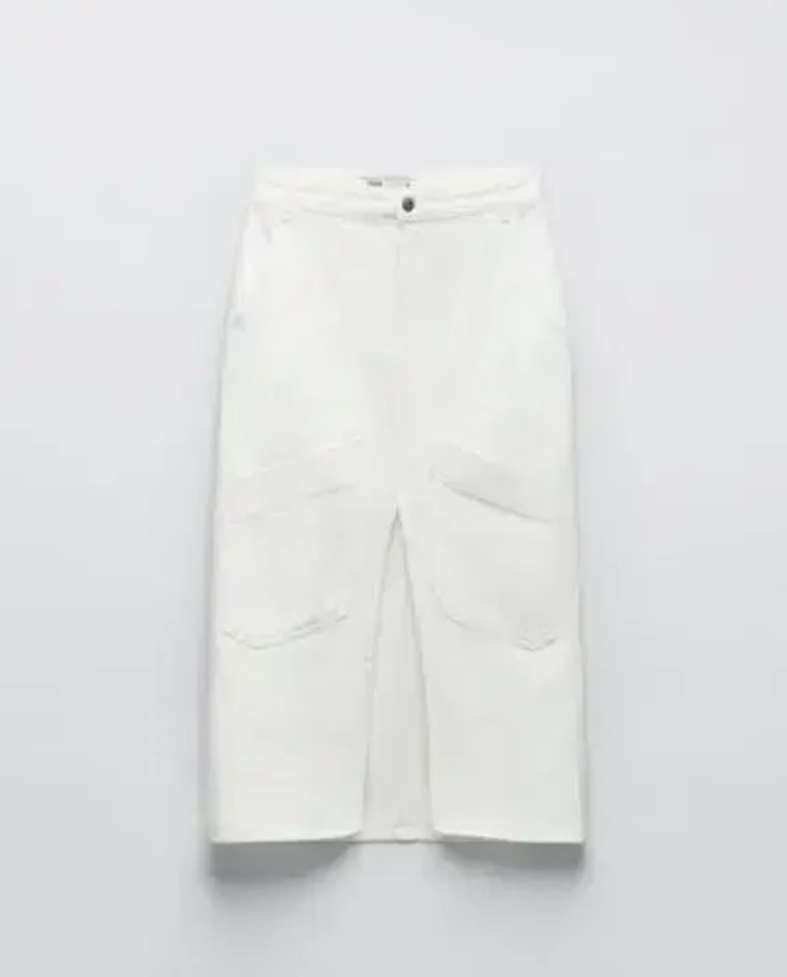 ZARA 자라 카고 롱스커트 오이스터 화이트 9632/070 xs 상품이미지2