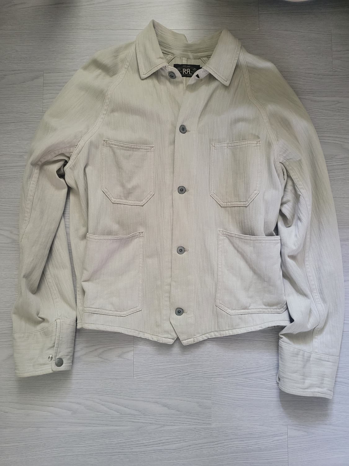 [RRL]더블알엘 니트 헤링본 트월 자켓(M) 상품이미지5