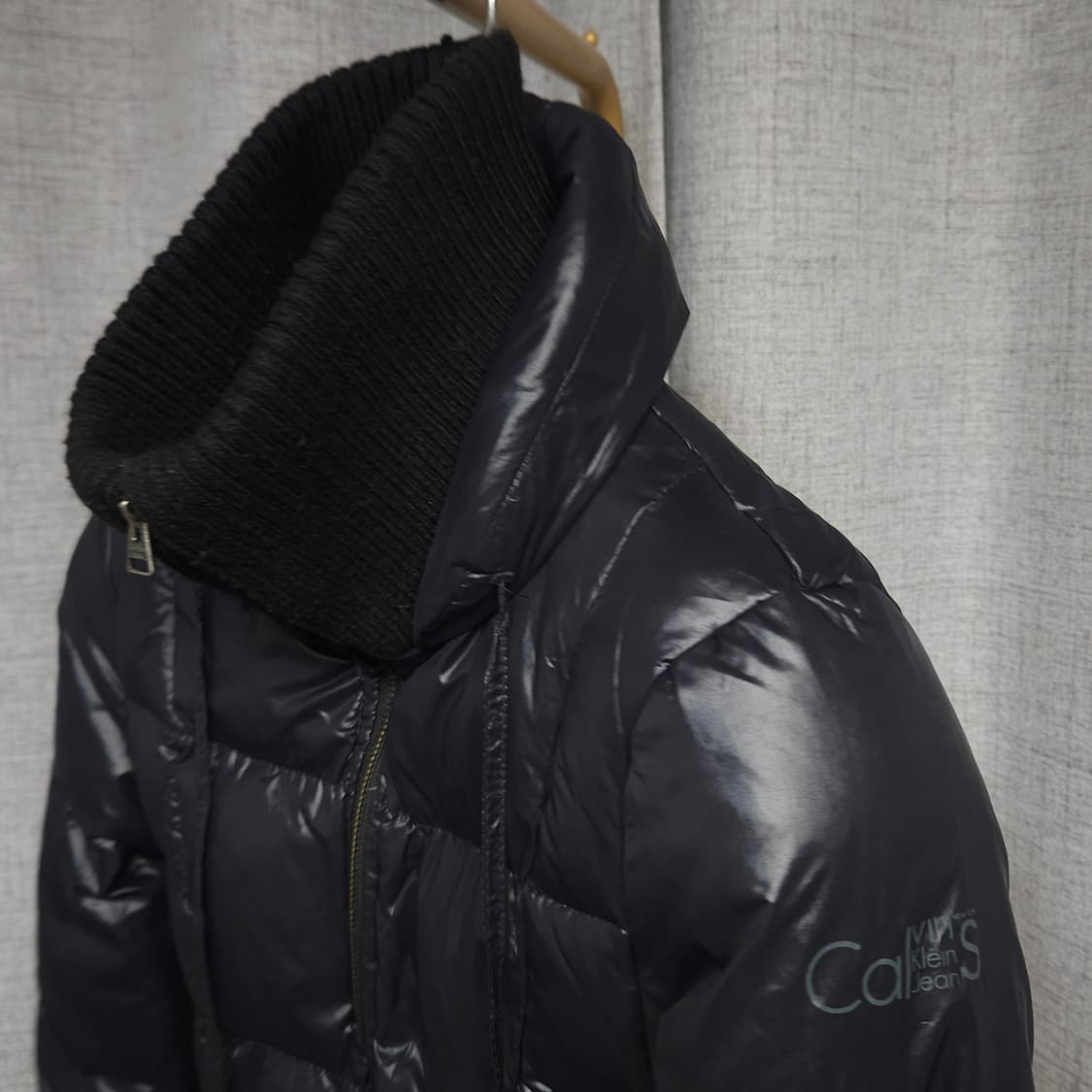 XS ) 캐빈클라인 여성 경량 오리털 패딩 상품이미지4