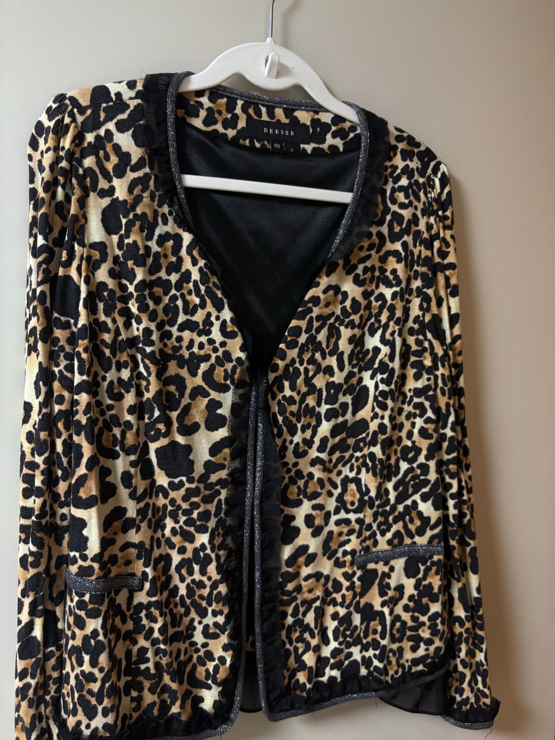 오네갸루 히메갸루 레오파드 가디건 상품이미지2